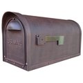 Special Lite Products Special Lite Products SCC-1008-TD-CP Classic Curbside Mailbox with Two Doors; Copper SCC-1008-TD-CP